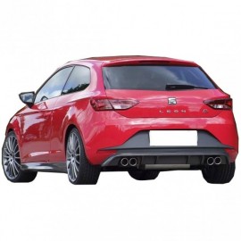 Seat Leon MK3 (2013-2016) FR Arka Tampon Eki - Difüzör (Plastik)